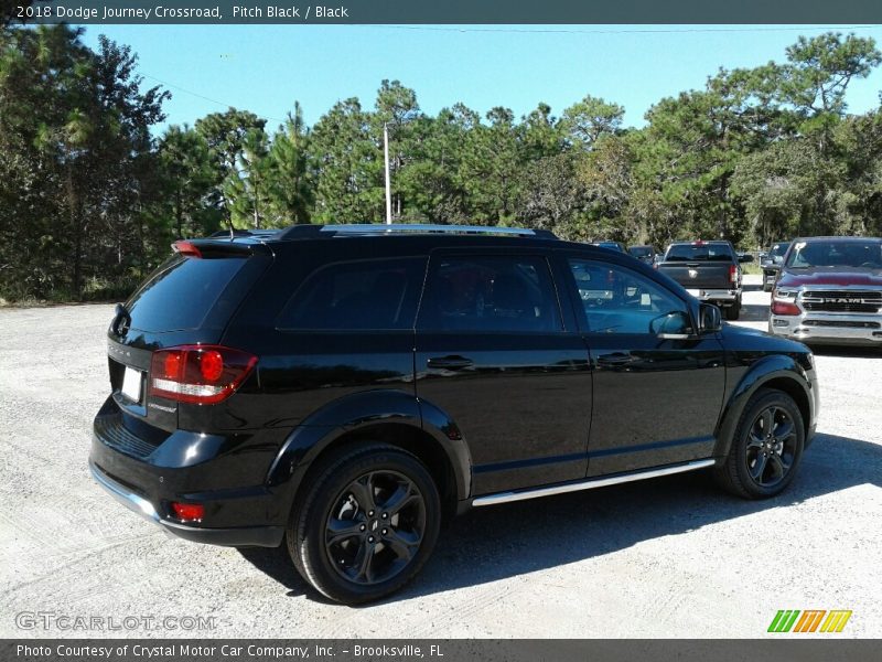 Pitch Black / Black 2018 Dodge Journey Crossroad