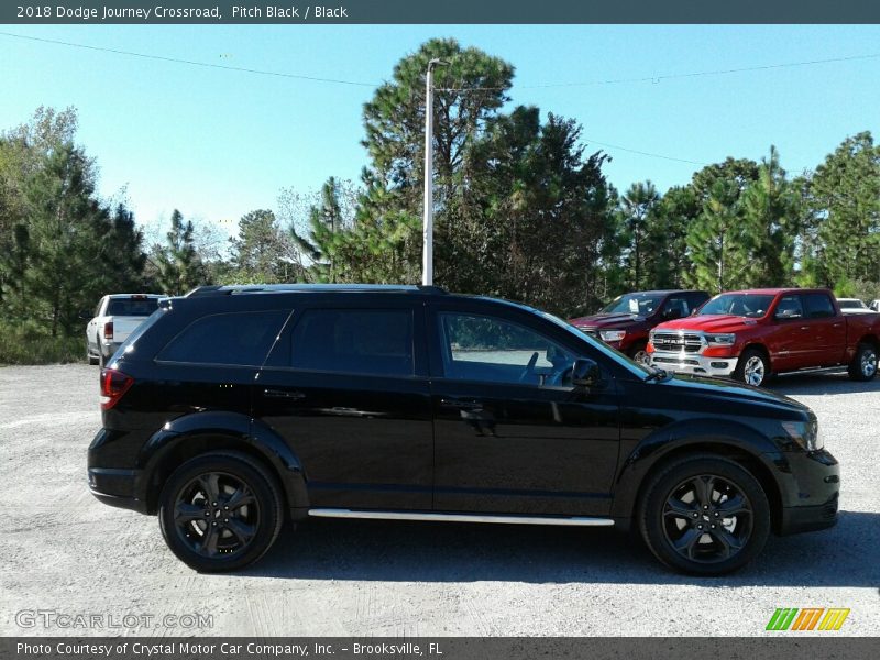 Pitch Black / Black 2018 Dodge Journey Crossroad