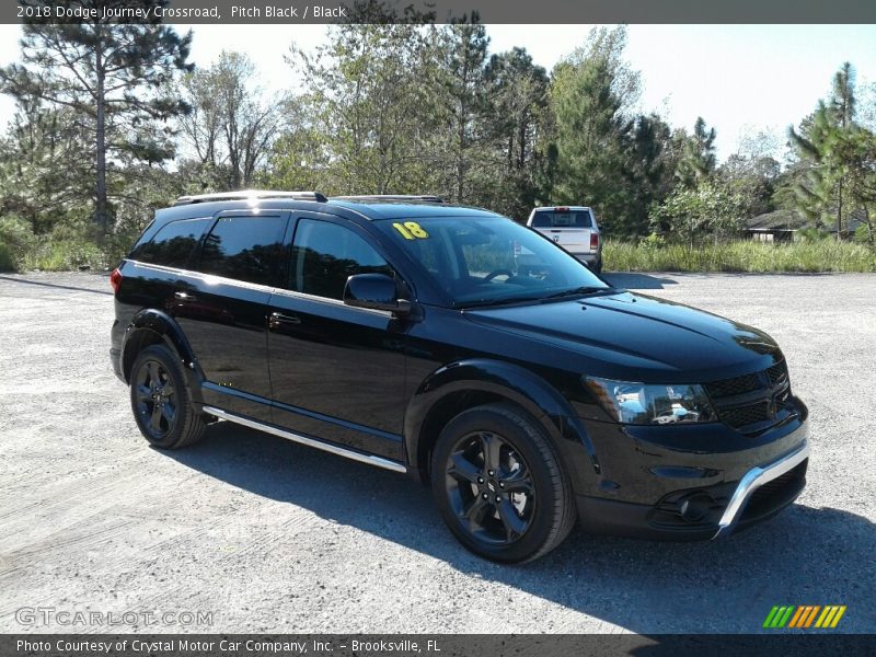 Pitch Black / Black 2018 Dodge Journey Crossroad