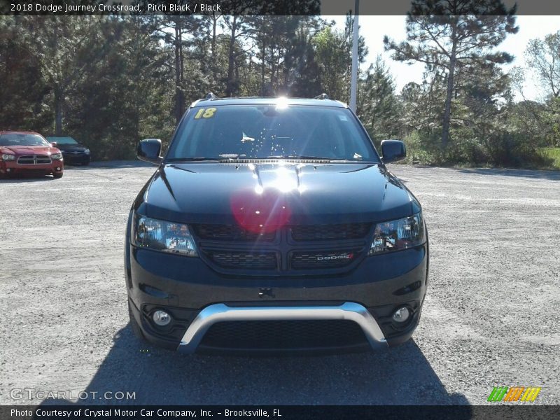 Pitch Black / Black 2018 Dodge Journey Crossroad