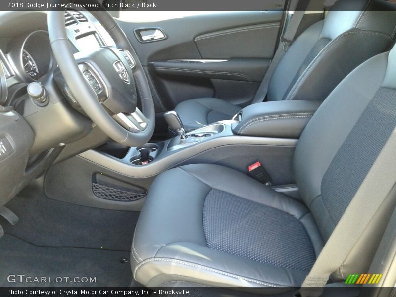 Pitch Black / Black 2018 Dodge Journey Crossroad