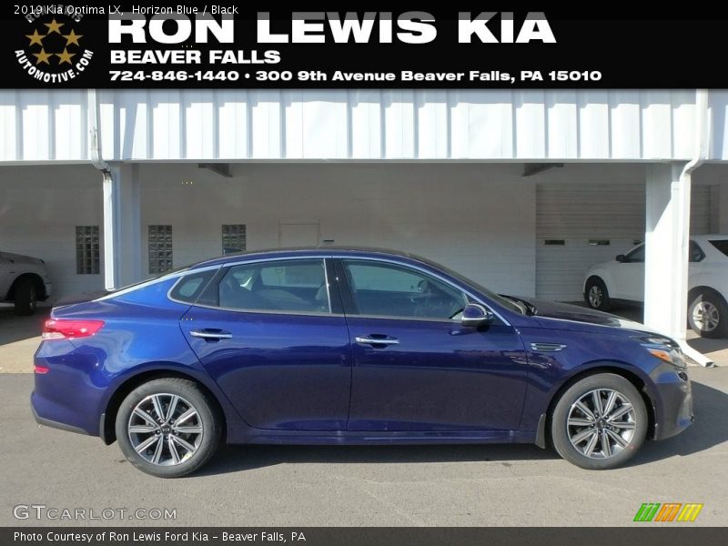 Horizon Blue / Black 2019 Kia Optima LX