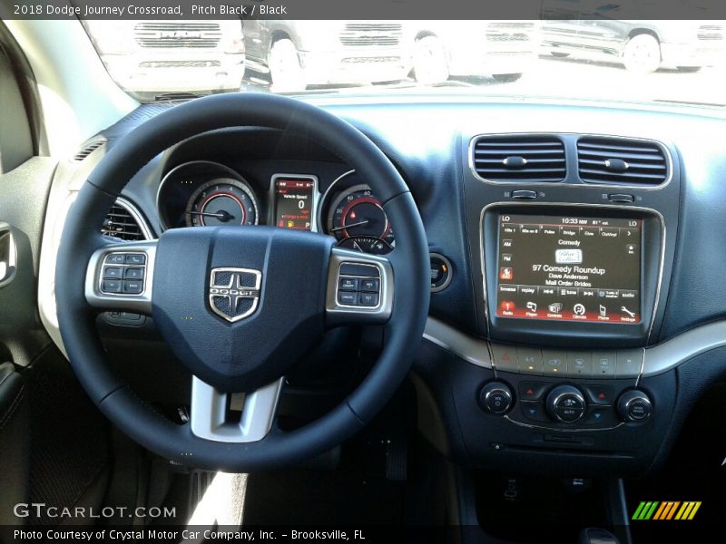 Pitch Black / Black 2018 Dodge Journey Crossroad