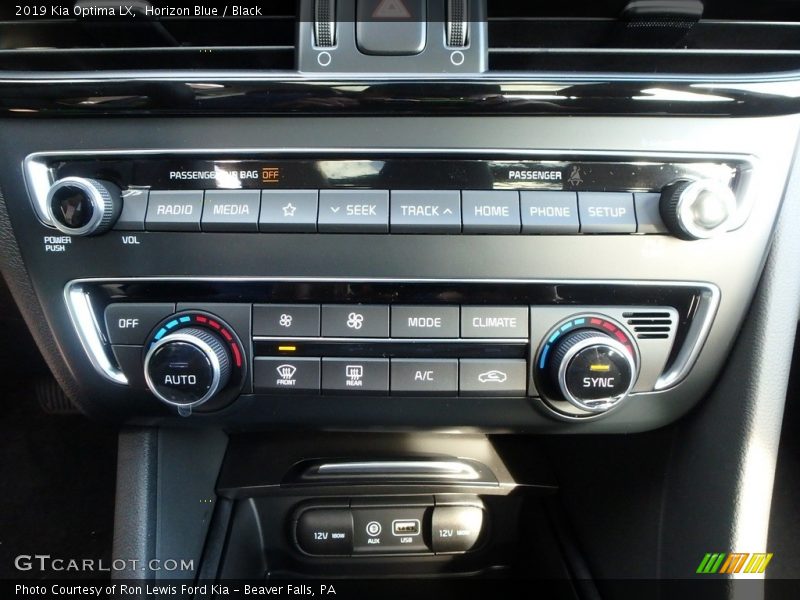 Horizon Blue / Black 2019 Kia Optima LX