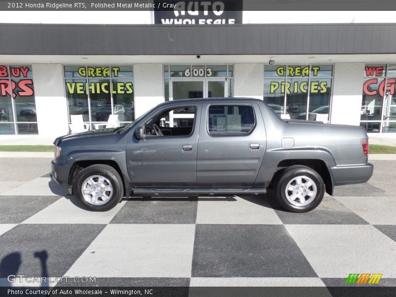 Polished Metal Metallic / Gray 2012 Honda Ridgeline RTS