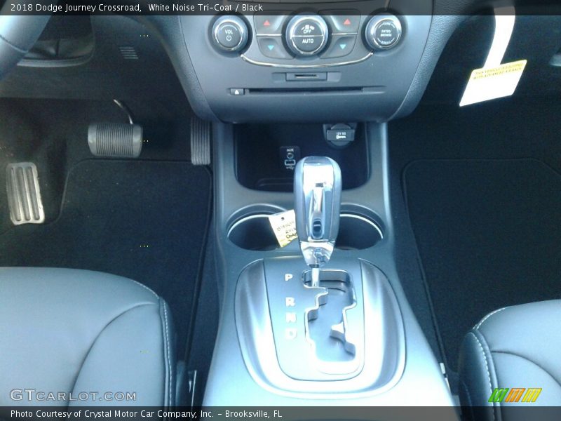White Noise Tri-Coat / Black 2018 Dodge Journey Crossroad