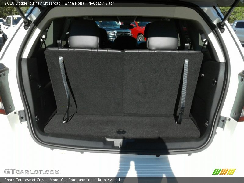 White Noise Tri-Coat / Black 2018 Dodge Journey Crossroad