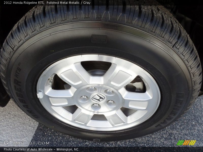 Polished Metal Metallic / Gray 2012 Honda Ridgeline RTS