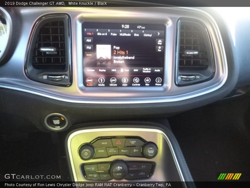 White Knuckle / Black 2019 Dodge Challenger GT AWD