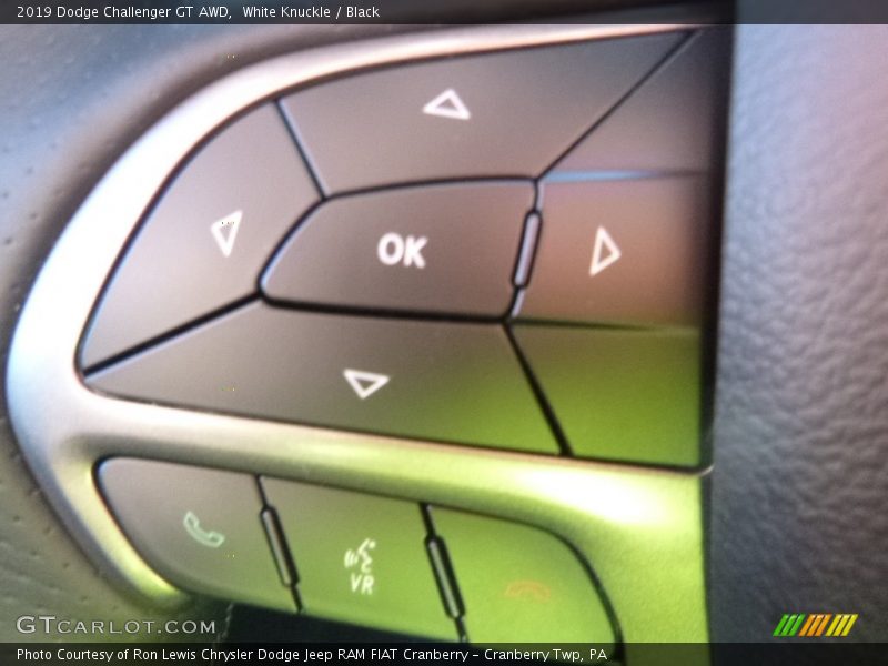 White Knuckle / Black 2019 Dodge Challenger GT AWD