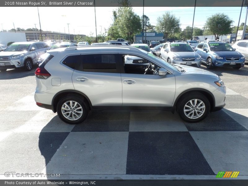 Brilliant Silver / Charcoal 2018 Nissan Rogue SV