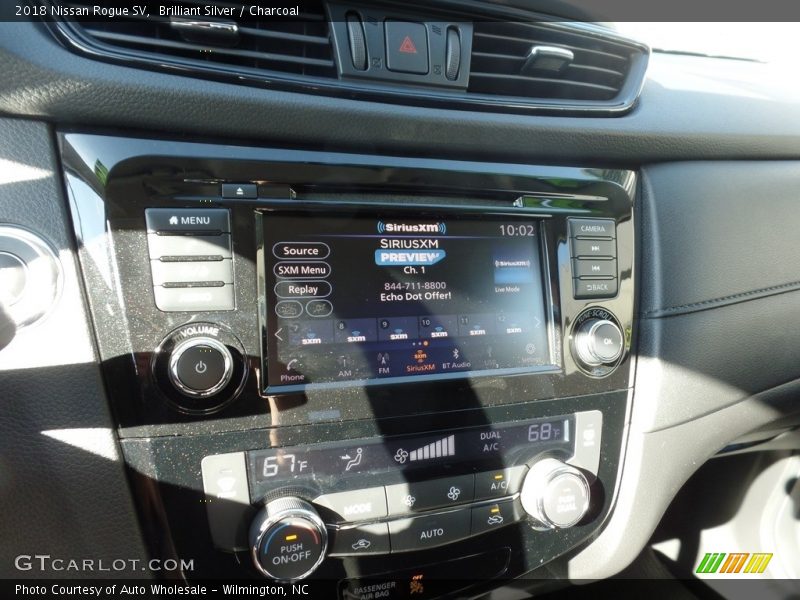 Brilliant Silver / Charcoal 2018 Nissan Rogue SV