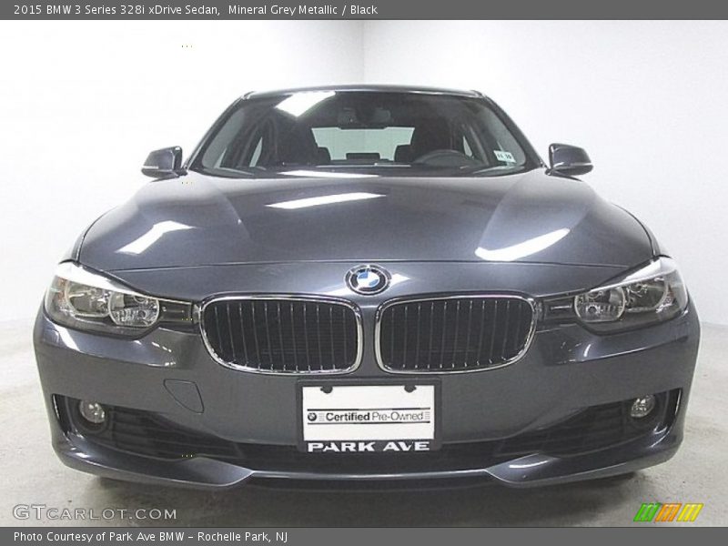 Mineral Grey Metallic / Black 2015 BMW 3 Series 328i xDrive Sedan