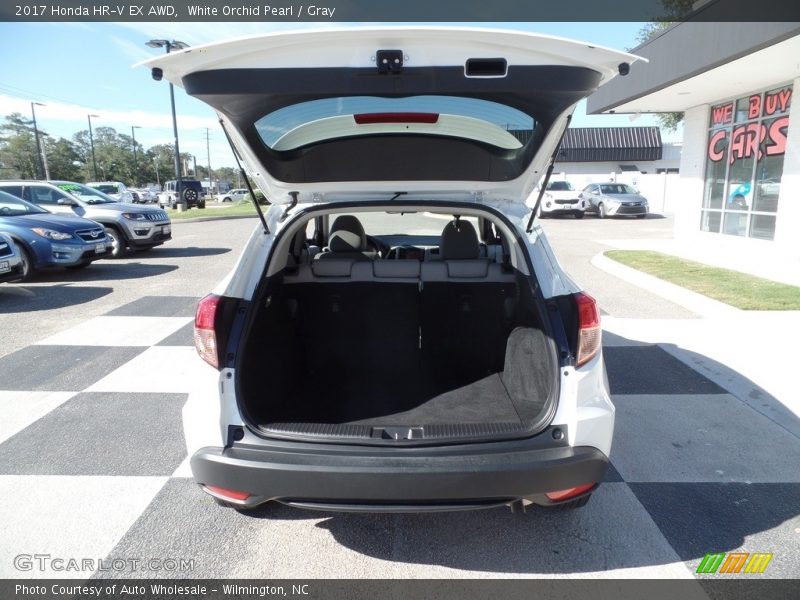 White Orchid Pearl / Gray 2017 Honda HR-V EX AWD