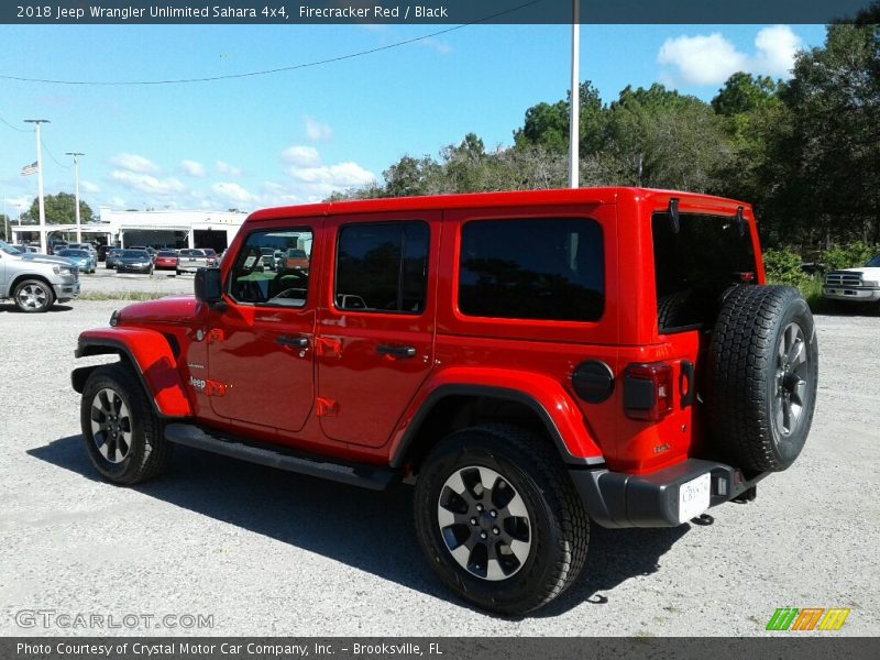 Firecracker Red / Black 2018 Jeep Wrangler Unlimited Sahara 4x4
