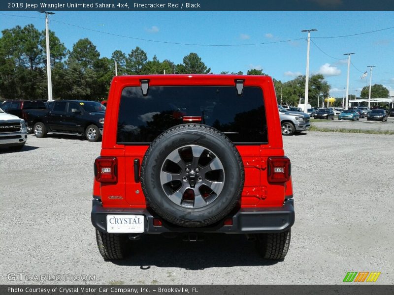 Firecracker Red / Black 2018 Jeep Wrangler Unlimited Sahara 4x4