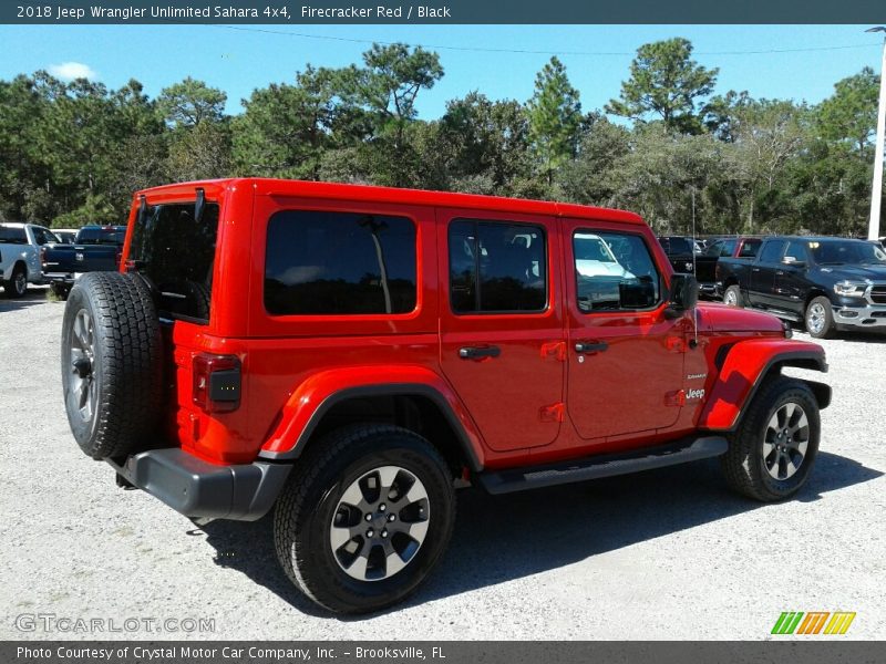Firecracker Red / Black 2018 Jeep Wrangler Unlimited Sahara 4x4