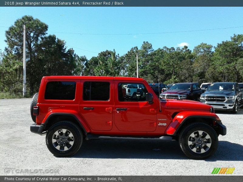 Firecracker Red / Black 2018 Jeep Wrangler Unlimited Sahara 4x4