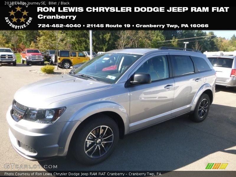 Billet / Black 2018 Dodge Journey SE