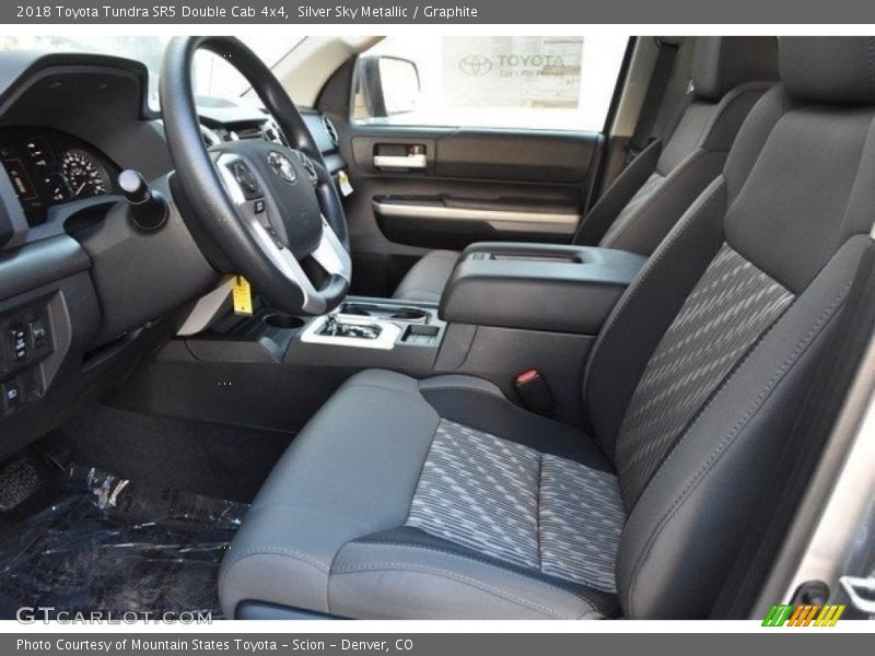 Silver Sky Metallic / Graphite 2018 Toyota Tundra SR5 Double Cab 4x4