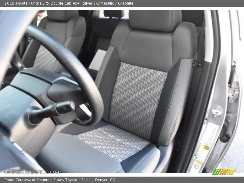 Silver Sky Metallic / Graphite 2018 Toyota Tundra SR5 Double Cab 4x4