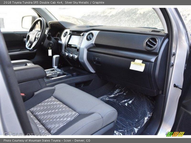 Silver Sky Metallic / Graphite 2018 Toyota Tundra SR5 Double Cab 4x4