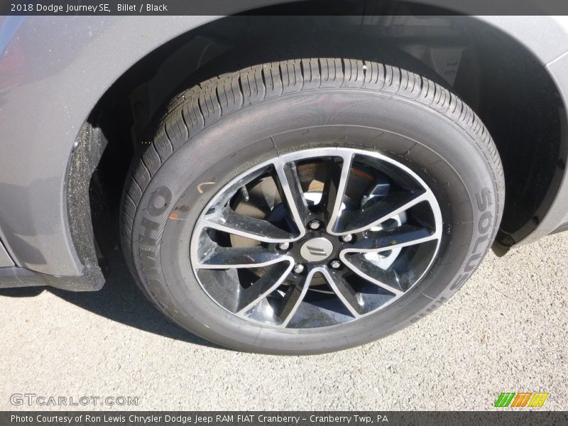 Billet / Black 2018 Dodge Journey SE