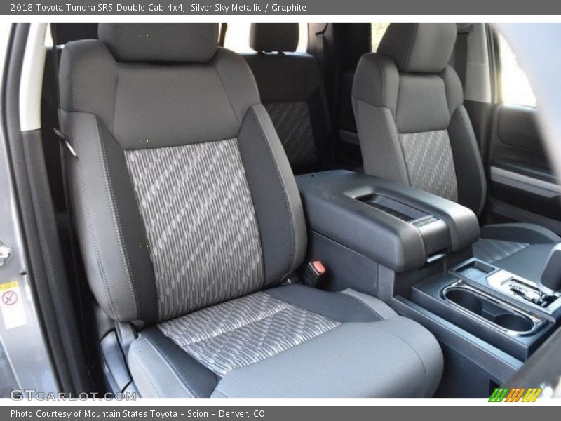 Silver Sky Metallic / Graphite 2018 Toyota Tundra SR5 Double Cab 4x4