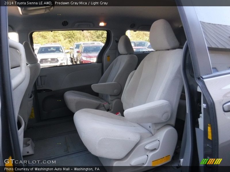 Predawn Gray Mica / Light Gray 2014 Toyota Sienna LE AWD