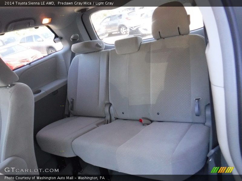 Predawn Gray Mica / Light Gray 2014 Toyota Sienna LE AWD