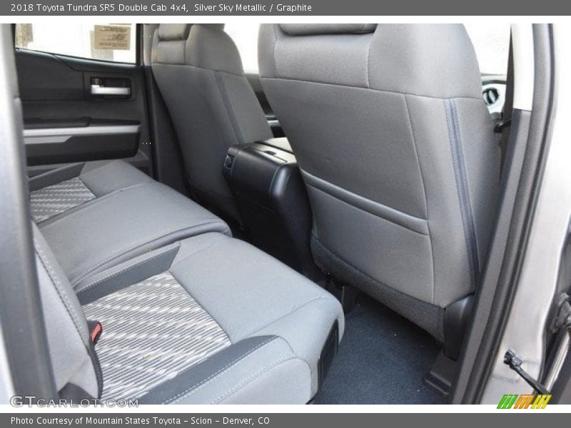 Silver Sky Metallic / Graphite 2018 Toyota Tundra SR5 Double Cab 4x4