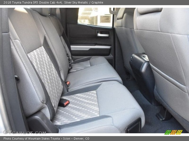 Silver Sky Metallic / Graphite 2018 Toyota Tundra SR5 Double Cab 4x4