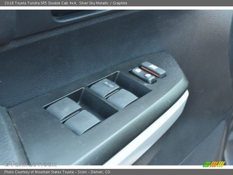 Silver Sky Metallic / Graphite 2018 Toyota Tundra SR5 Double Cab 4x4