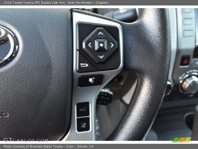 Silver Sky Metallic / Graphite 2018 Toyota Tundra SR5 Double Cab 4x4
