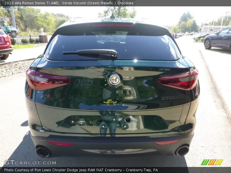 Verde Visconti (Green) Metallic / Chocolate 2019 Alfa Romeo Stelvio Ti AWD