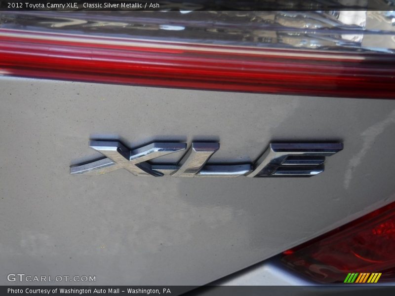 Classic Silver Metallic / Ash 2012 Toyota Camry XLE