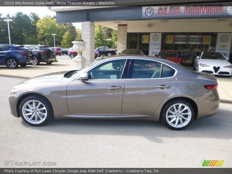 Imola Titanium Metallic / Black/Ice 2019 Alfa Romeo Giulia AWD