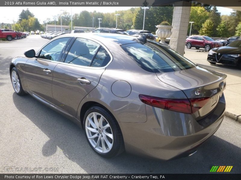 Imola Titanium Metallic / Black/Ice 2019 Alfa Romeo Giulia AWD