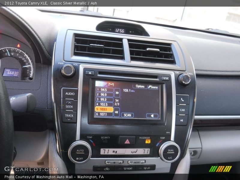 Classic Silver Metallic / Ash 2012 Toyota Camry XLE