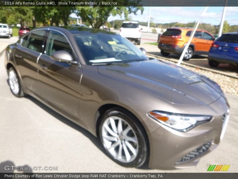 Imola Titanium Metallic / Black/Ice 2019 Alfa Romeo Giulia AWD