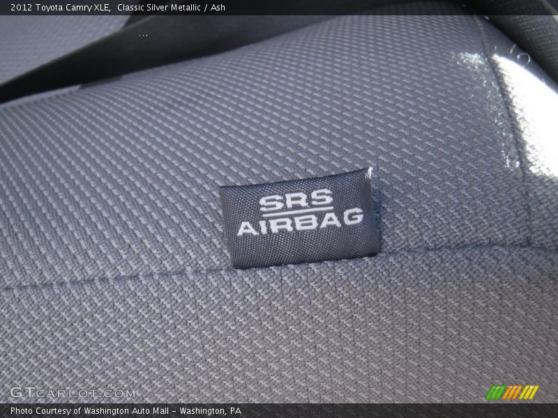 Classic Silver Metallic / Ash 2012 Toyota Camry XLE