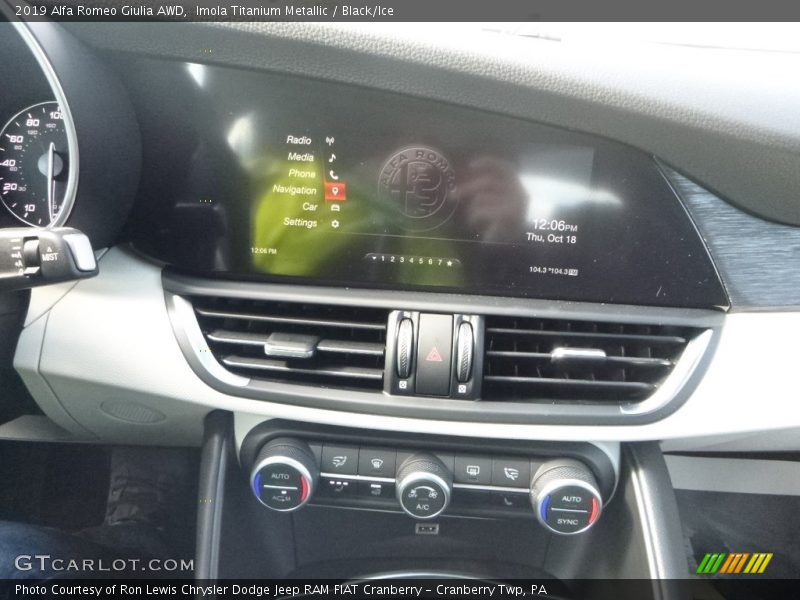 Imola Titanium Metallic / Black/Ice 2019 Alfa Romeo Giulia AWD