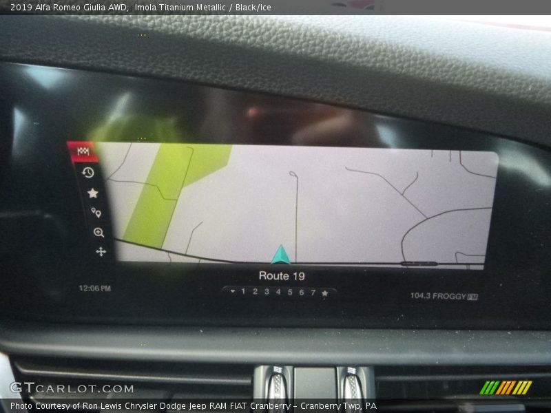 Imola Titanium Metallic / Black/Ice 2019 Alfa Romeo Giulia AWD