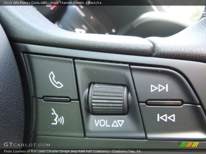 Imola Titanium Metallic / Black/Ice 2019 Alfa Romeo Giulia AWD
