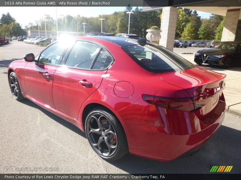 Alfa Rosso (Red) / Black/Red 2019 Alfa Romeo Giulia AWD