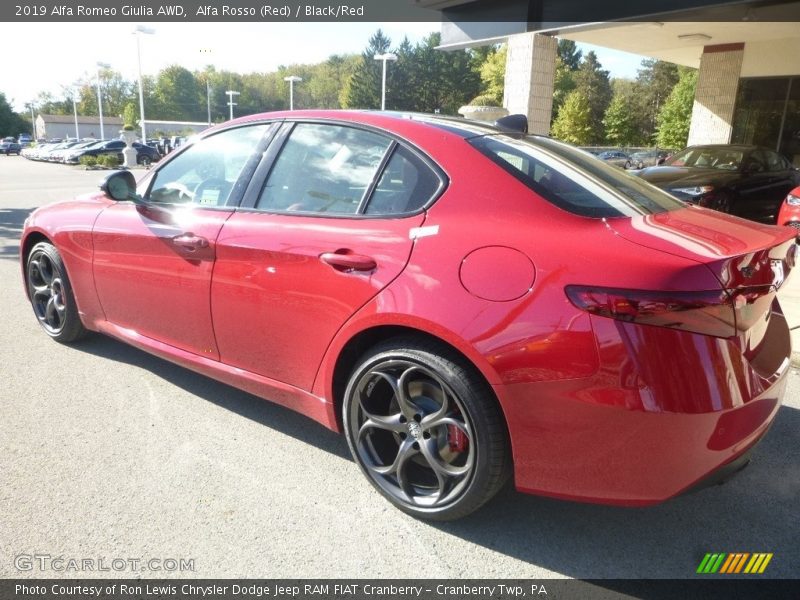 Alfa Rosso (Red) / Black/Red 2019 Alfa Romeo Giulia AWD