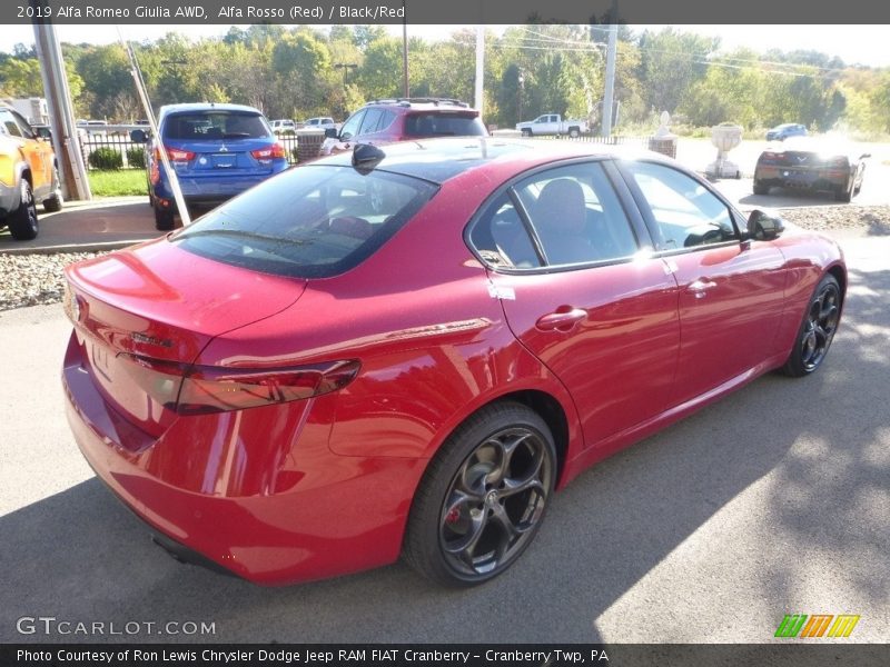 Alfa Rosso (Red) / Black/Red 2019 Alfa Romeo Giulia AWD