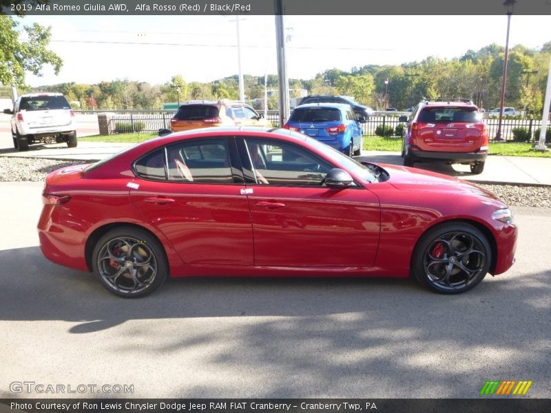 Alfa Rosso (Red) / Black/Red 2019 Alfa Romeo Giulia AWD
