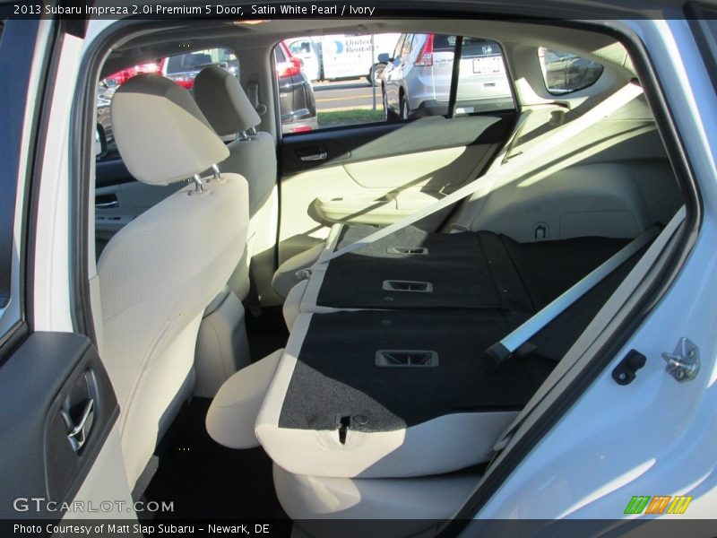 Satin White Pearl / Ivory 2013 Subaru Impreza 2.0i Premium 5 Door