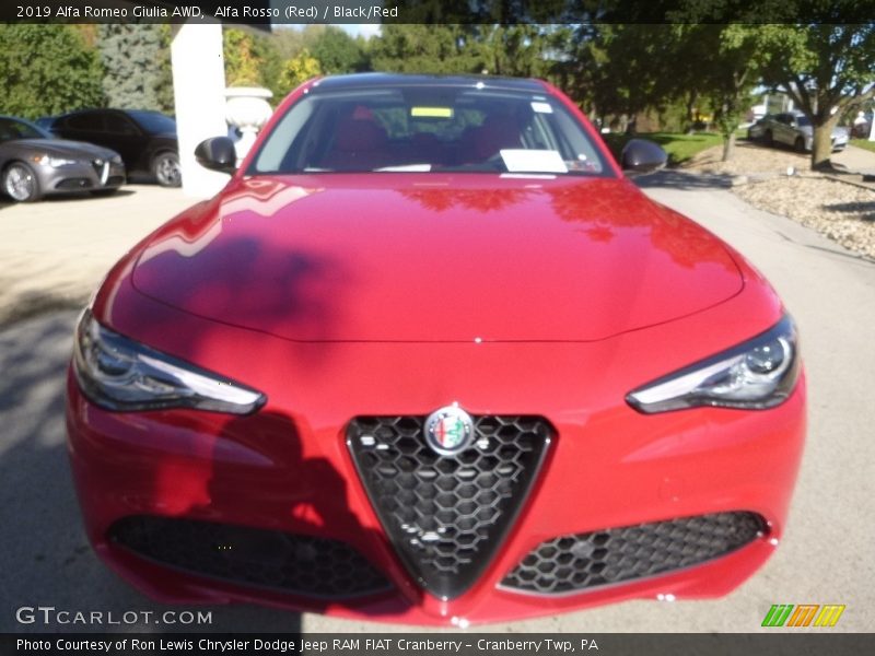 Alfa Rosso (Red) / Black/Red 2019 Alfa Romeo Giulia AWD